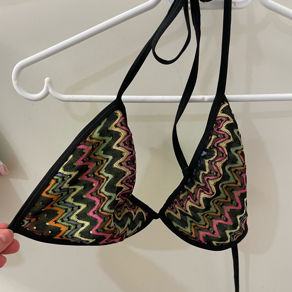Colourful Triangle bikini 👙